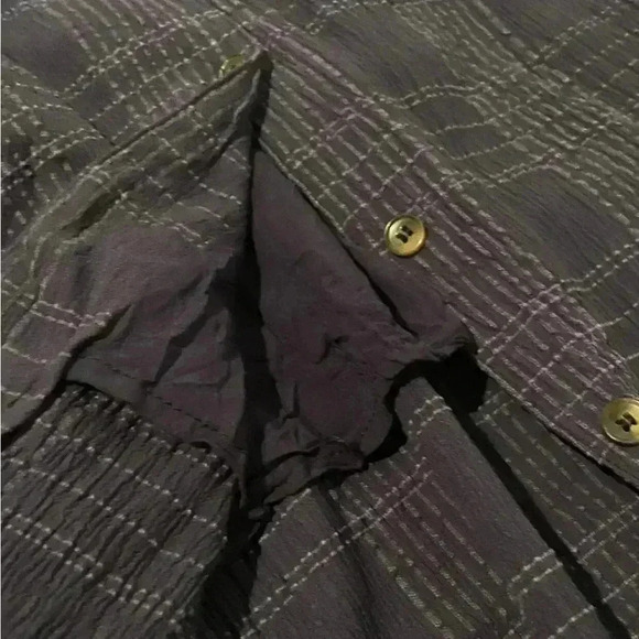 Maeve Textured Aria Shirtdress Size XS Blue - Picture 7 of 7